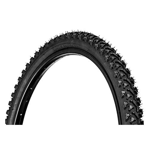 Schwinn Replacement Bike Tire, 24 x 1.95 Mountain Bike Tire, Wide & Blocky Knobs, Puncture Guard, Fits Internal Rim Widths 19mm-29mm, PSI Range 35 to 65