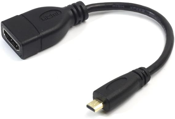 Micro Mikro Hdmi Çevirici Dönüştürücü Adaptör Kablosu 15Cm