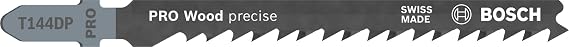 Bosch Professional Accessories Precision Cutting Series T 144 Dp Decoupage Saw Blade / 5 Pack For Wood
