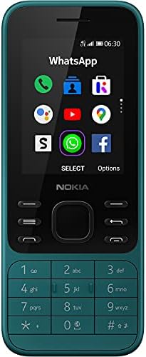 Nokia 6300 4G | Unlocked | Dual SIM | WiFi Hotspot | Social Apps | Google Maps and Assistant | Cyan Green