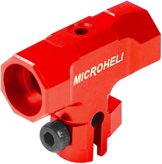 MICROHELI Precision CNC Aluminum Main Rotor Hub (RED) - Blade Infusion 180