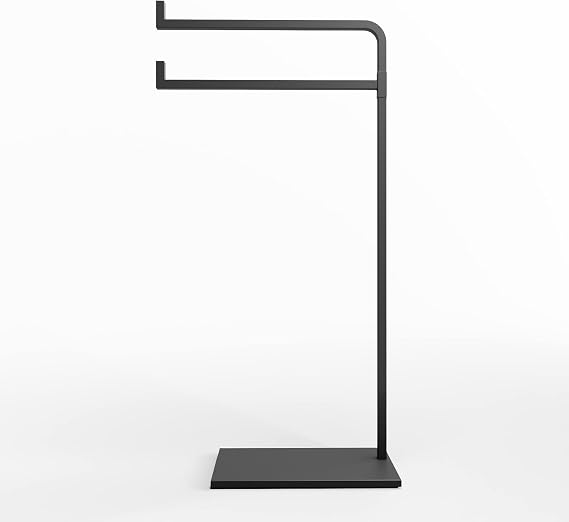 Hand Towel Holder for Bathroom Countertop, 17" Tall, Freestanding, Non-Slip