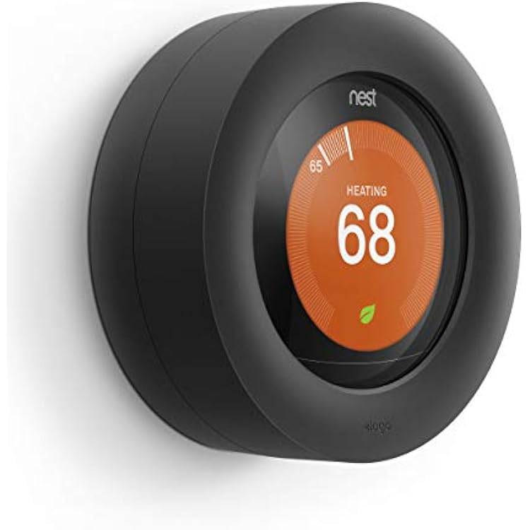 elago Lock Designed for Nest Learning Thermostat [Black] - Compatible with Google Nest Learning Thermostat 12 3 Generation & E, Home or Public Protection, Secure Lock [US Patent Registered]