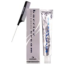 Tocco Magico Barrier Cream (w/Sleek Steel Pin Rat Tail Comb) Protects Skin From Hair Color Dye (3.3 ounce size)