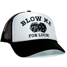 Blow Me for Luck Funny Hat Adult One-Size Multi Cap