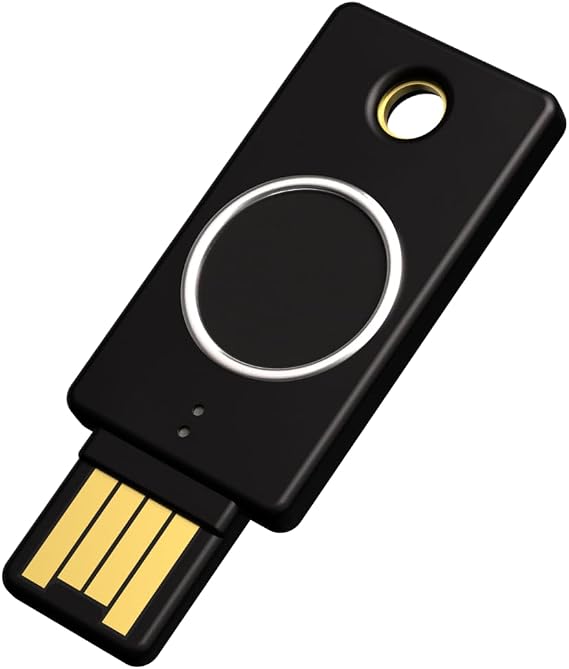 Yubico - YubiKey Bio Series (FIDO Edition) - Multi-Factor authentication (MFA) Security Key and passkey, Connect via USB, Biometric, FIDO Certified - Protect Your Online Accounts (USB A)