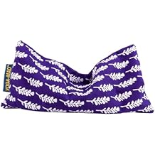 Yoga-Mad Unisex's Purple Yoga Eye Pillows Linseed & Lavender, Lavender Pattern, Size Blue