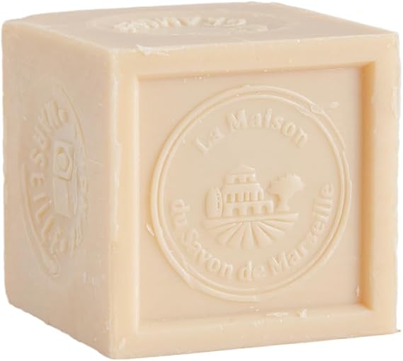 La Maison du Savon de Marseille - French Soap Cube for Laundry and Household Washing - Made with Organic Vegetable Oil - 600 Gram Cube