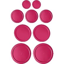 Replacement Lids for Pyrex Glass Foood Storage Containers Containers Round (2) 1-Cup (3) 2-Cup (2) 4-Cup (2) 7-Cup (Fuchsia)