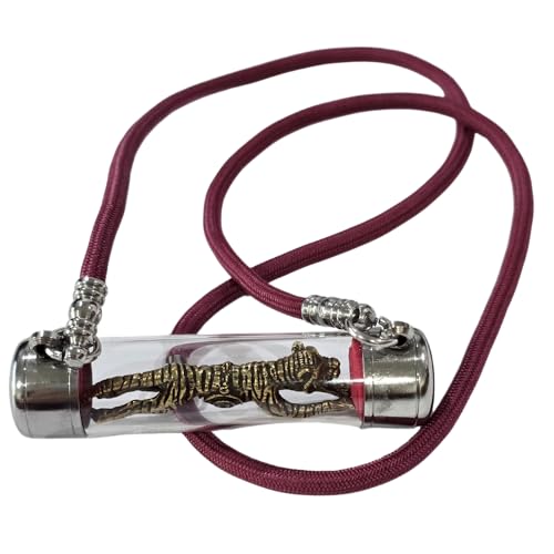Phaya Tiger Thai Amulet Pendant for Men & Women Powerful Protection Talisman, Luck, Wealth, Success, Tiger Spirit Charm