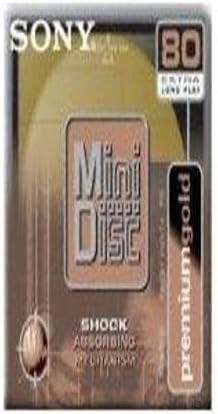Sony MDW80PL 80 Minute MiniDisc MD Premium Gold (Single)