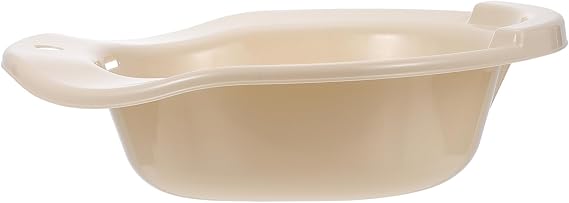PP Sitz Bath Basin for Pregnancy and Elderly Toilet Use Beige
