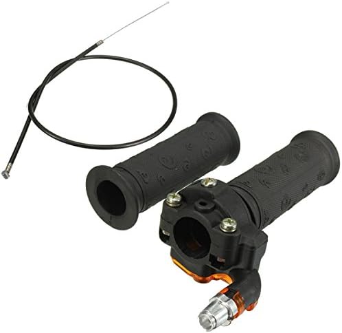 Twist Throttle Accelerator Grips&Cable compatible with ATV Quad Dirt Pit Bike 90110125CC