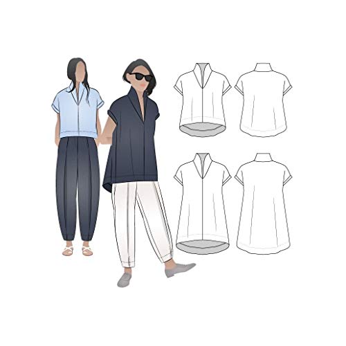 Style Arc Sewing Pattern - Teddy Designer Top Sizes 04-16 - Click for Other