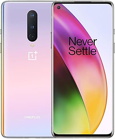 OnePlus 8 5G (128GB, 8GB) 6.55" 90Hz AMOLED, Snapdragon 865 5G, 48MP 4K Camera, Global 4G LTE (T-Mobile Unlocked for AT&T, Metro, Verizon) w/Fast Car Charger Bundle IN2017 (Interstellar Glow)