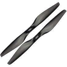 QWinOut 8055 9055 1055 1155 1255 1355 1455 1555 3K Carbon Fiber Propeller CW CCW CF Prop Con for Multicopter Quadcopter Hexacopter for DIY Drone Kit (11 x 5.5,1 Pair)