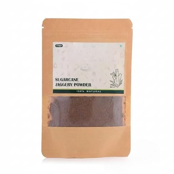 Jaggery Powder,Sugarcane Jaggery, No Chemicals, No Preservatives, No Artificial Colours, Traditionally made, Sharkara Bellam, Nattu Sakkarai -250g