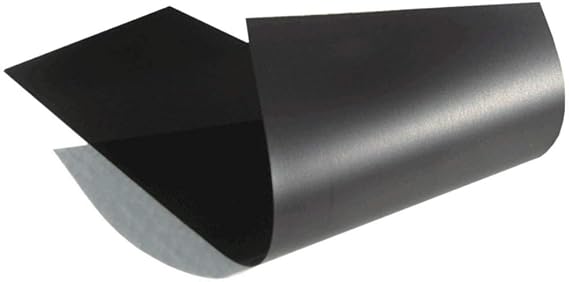 Flexible Magnetic Material Sheet 12 x 20 x .030 inch Black Made in USA