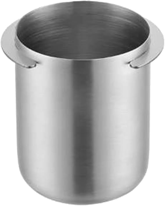 Stainless Steel Espresso Measuring Cup 58mm for Oracle Dual Boiler, Flair 58 & Rocket - Coffee Dosing Jug with Silver Black White Options Sliver