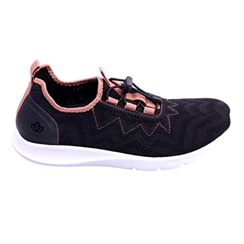 Spenco Chelsea Womens Mesh Orthotic Supportive Slip-on Black Rose - 7 Medium