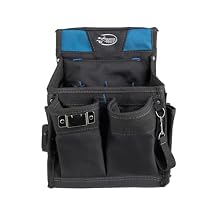 Dead On Tools HDP222496 Pro Electricians Professional Pouch, Black|Black