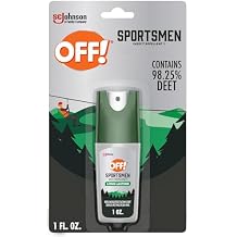 OFF! Deep Woods Sportsmen Insect Repellent Spritz, Maximum Strength with 98% DEET, Bug Spray with up to 10 Hours of Protection, 1 oz