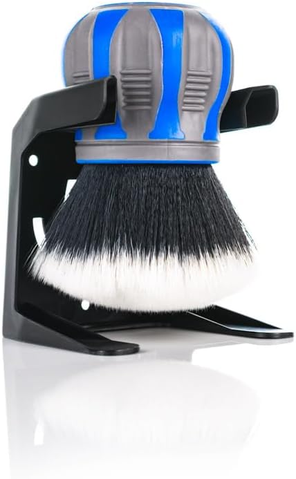 Detail Factory - Curveball XL Synthetic Brush - Ultra Soft Bristles,  with Storage Rack, Covers Large Area Inside or Outside Vehicles - Avalanche
