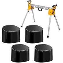 Upgraded Version Table Saw Stand Foot Pad, Replacement Leg Feet for Dewalt DWX723 DWX724 DWX725 Series Miter Saw Stand