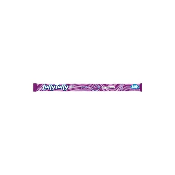 Laffy Taffy Candy Ropes - Grape: 24-Piece Box