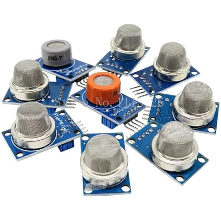 MQ-2 MQ-3 MQ-4 MQ-5 MQ-6 MQ-7 MQ-8 MQ-9 MQ-135 Detection Smoke Methane Liquefied Gas Sensor Module for Starter DIY Kit New 2025 Arrival High Reliable Electronic Component, Stable Performance