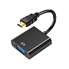 Tablet Projeksiyon Notebook Uyumlu Hdmi To Vga Kablo Siyah