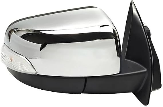Side Door Mirror Assembly Car Outside Rearview Mirror Assembly For Everest 2015-2022 Auto With Turn Signal Fold Lens Adjustment Heating(Silver,7 Wire Right)