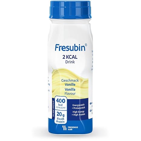 fresenius kabi fresubin 2 kcal drink vanilla drinking bottle 24 x 200 ml