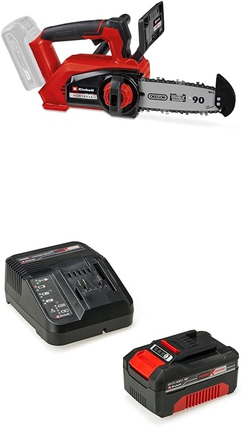 Einhell FORTEXXA 18/20 TH - Solo, Akülü Ağaç Kesme ve Einhell 18V 4,0 Ah PXC Starter Kit (Başlangıç Seti)