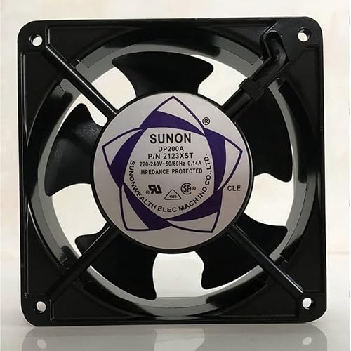 SUNON 2123XST Axial Fan 220-240V 0.14A 120  120  38MM Industrial Chassis Fan