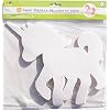 Unicorn Shape Cut-Outs Craft Cardstock - 8 Count
