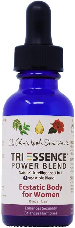 Ecstatic Body for Women Tri-Essence Power Blend - Blended with Natural Herbal Extracts, Flower Essences, and Essential Oils - Size: 240mL (8 fl. oz.)