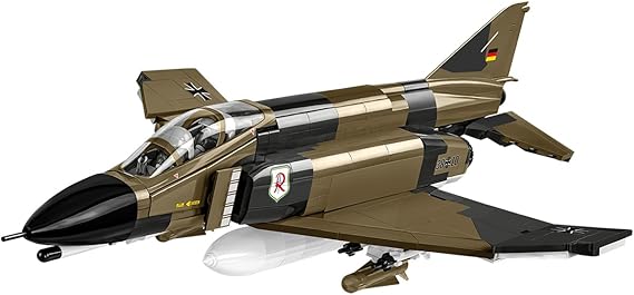 COBI Armed Forces F-4F Phantom II Aircraft Carrier Building Set, 676 Pieces