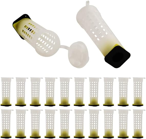 Bee Queen Cage Rearing Cup 20 Sets Beekeeping Equipment Insects Tools