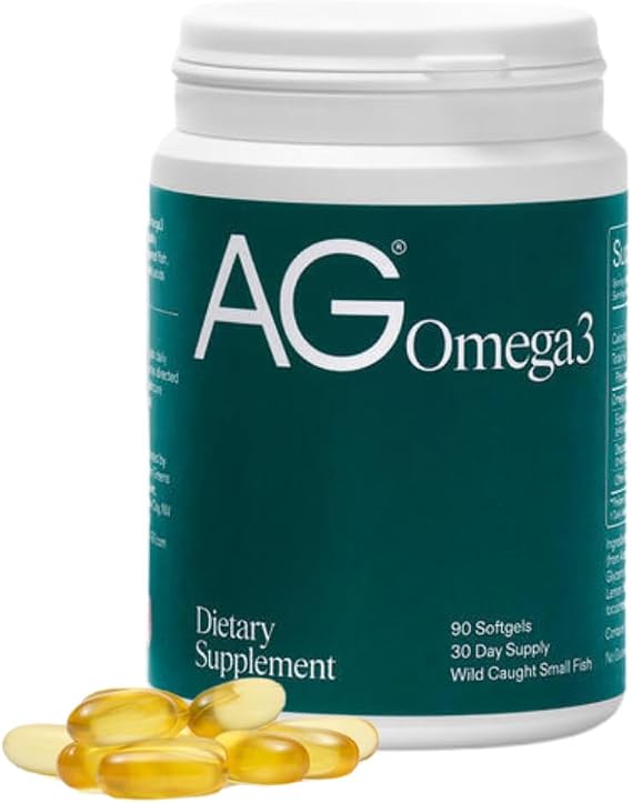 AG1 Omega 3 Fish Oil 2000mg EPA & DHA Supplement from Wild-Caught Fish | Athletic Greens Supplement, Supports Heart, Brain & Joint Health, Keto Friendly, Intermittent Fasting Friendly, 90 Capsules