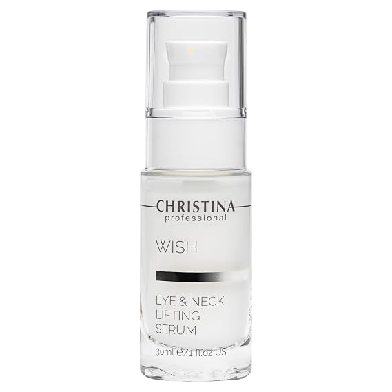 -CHRISTINA- Eye & Neck Lifting Serum Instant Firming & Wrinkle Filler Reduces Puffiness, Dark Circles & Deep Wrinkles Tightens & Lifts for Youthful Skin Anti-Aging Face & Neck Care 30ml