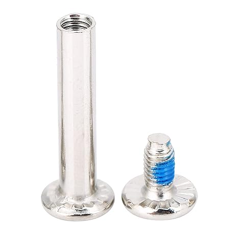 Inline Skate Wheel Axle Screws, 10-Pack 31mm Hex Socket Replacement Hardware for Roller Blades Repair and Maintenance