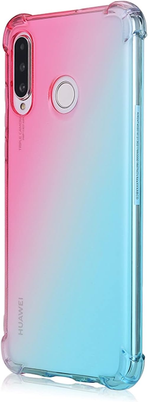 Case Compatible with Huawei P30 Lite, Slim Soft TPU Shockproof Anti-Scratch Phone Case Cover with Reinforced Corner Bumper