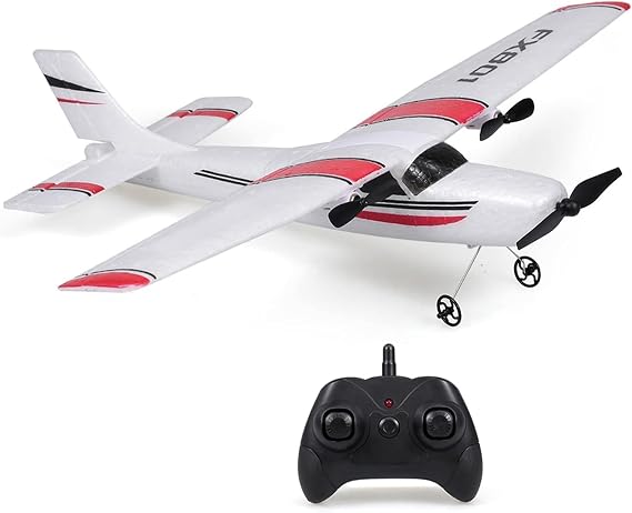 GoolRC RC Plane, 2.4GHz 2 Channel Remote Control Airplane, EPP Foam Airplane Glider, Easy to Fly RC Aircraft for Beginners and Adults