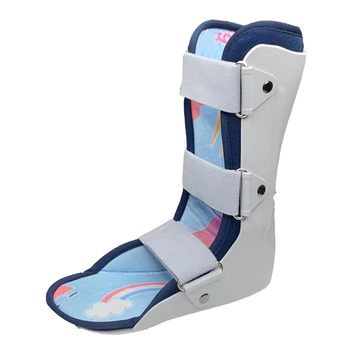 Kids Ankle Foot Orthosis, Kids AFO Drop Foot Brace, Child Shin Ankle Foot Brace Night Splint, Medical Walking Boot for Toe, Foot & Ankle Injuries, Fractures & Sprains.(Left,Small)