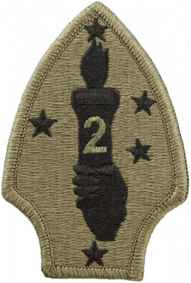 2nd Marine Division - OCP Patch with Hook Fastener