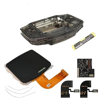 3.1inch IPS V4 Pre Laminated LCD Screen Kits for Gba 15 Levels Brightness with Housing Shell Set New 2025 High Reliable Electronic Component, Precision, Stable Performance