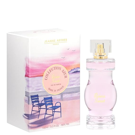 Jeanne Arthes - French Way of Life, Collection Azur, Riviera Sunset Eau De Parfum, Spray Perfume for Women, Fruity Floral Scent - Notes of Blackcurrant, Lemon, Pineapple, Made in France, 3.38 fl.oz