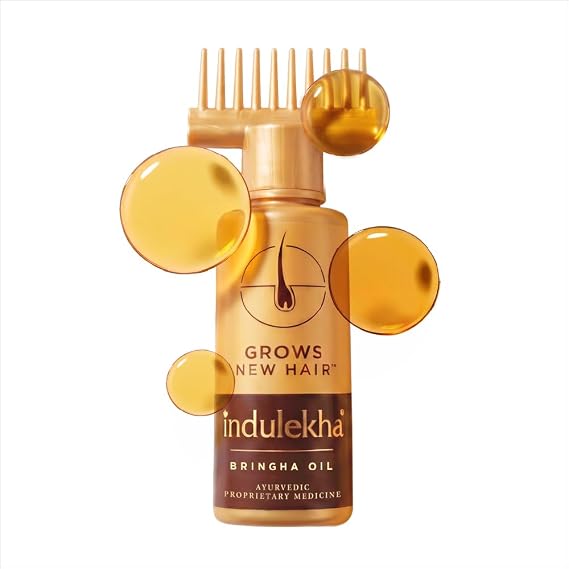Indulekha Bringha Hair Oil Selfie Bottle 100ml (1 Pack) by Indulekha