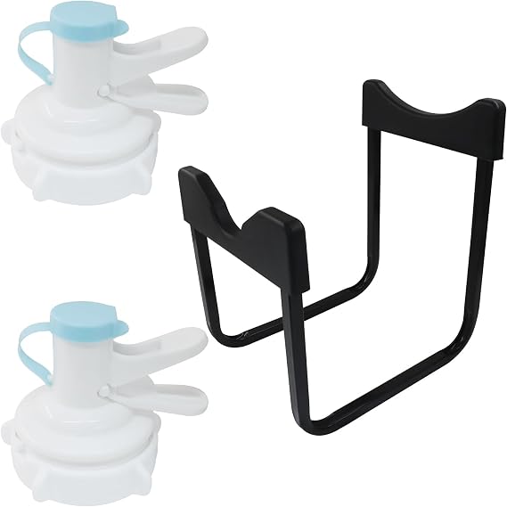 5 Gallon Water Jug Stand, Black, 12 Inches Height
